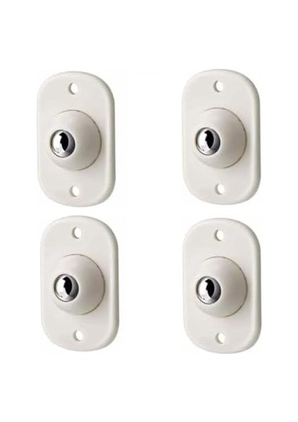 Pratik Bilyeli Eşya Kaydırma Aparatı, 4&apos;lü Set Mini Yapışkanlı Tekerler, 360 Derece Dönebilen Küçük Bilyeli Tekerlekler modelleri