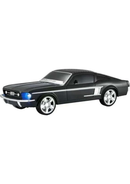 Siyah Ford Mustang 10W Bluetooth Hoparlör, Fm Radyo, Usb, Tf, Aux ile Güçlü Ses