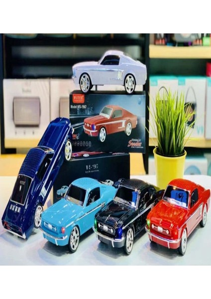 Siyah Ford Mustang 10W Bluetooth Hoparlör, Fm Radyo, Usb, Tf, Aux ile Güçlü Ses modelleri