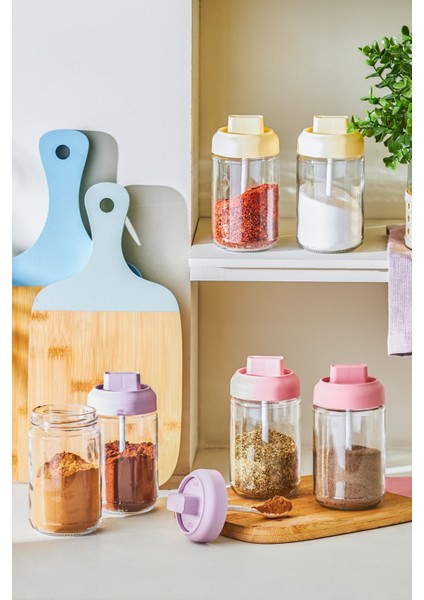 6’lı Cam Baharatlık Seti ve Kaşık Hediyesiyle Şık Sunumlar fiyatları