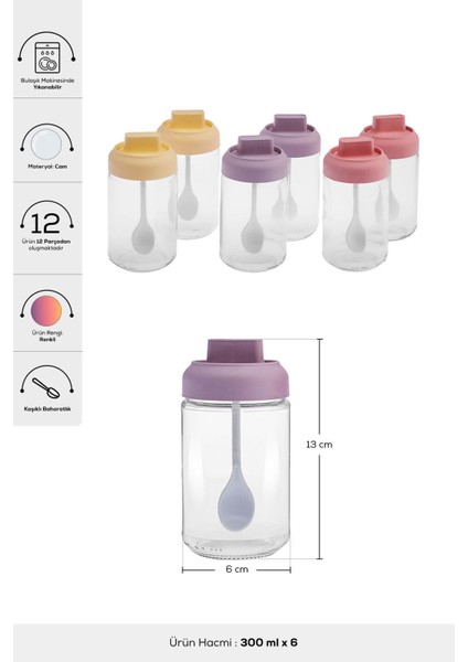 6’lı Cam Baharatlık Seti ve Kaşık Hediyesiyle Şık Sunumlar indirimleri