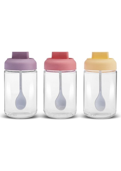 6’lı Cam Baharatlık Seti ve Kaşık Hediyesiyle Şık Sunumlar