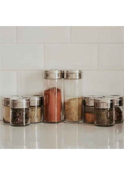 4'lü Tuzluk ve Biberlik Seti, Çift Boyutlu, Pratik ve Şık Tasarım