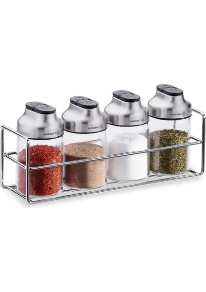 4'lü Baharat Seti, 120 Ml, Lezzetli ve Şık, A5629-7