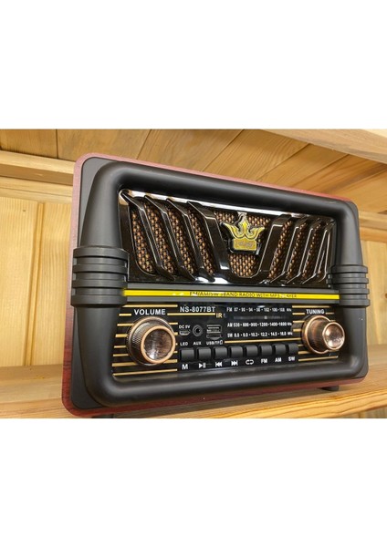 Siyah Nostaljik Radyo, Retro Tasarım, Taşınabilir ve Şık Ses Cihazı fiyatları