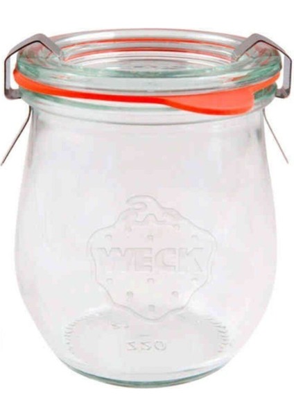 Turuncu 220 ml Küçük Kavanoz Seti, 4 Adet, Şık ve Kullanışlı!