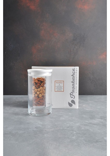 Beyaz Kapaklı Çiftli Kahverengi Kahvaltı Kavanozları, Şık ve Pratik 2'li Set