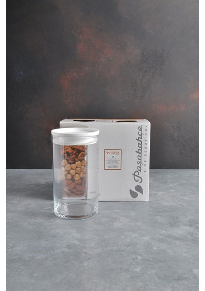 Beyaz Kapaklı Çiftli Kahverengi Kahvaltı Kavanozları, Şık ve Pratik 2'li Set fiyatları