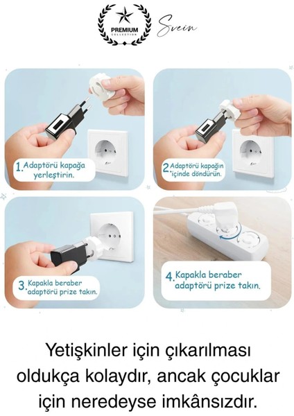 6 Adet Sert Plastik Dayanıklı Bebek Çocuk Priz Koruma Güvenlik Koruyucu Aparat Emniyet Kapağı Beyaz indirimleri