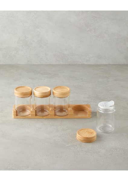 Şeffaf Cam Baharatlık Seti, 85 Ml, 4'lü, Şık ve Kullanışlı Mutfak Aksesuarı fiyatları