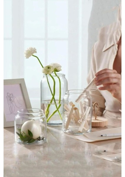 Turuncu Cam Kavanoz Seti 3'lü, 1130, 860 ve 575 Cc, Şık ve Kullanışlı Mutfak Ürünü fiyatları