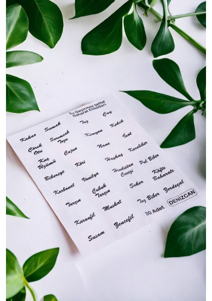 12'li Cam Baharat Takımı, Vakumlu Kapak ve Hediye Etiketiyle Set modelleri