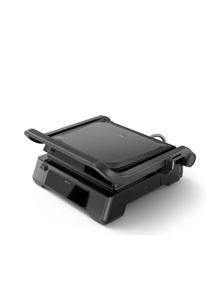 7000 Serisi Izgara ve Tost Makinesi - Sıcaklık Sensörü ve 8 Ön Ayarlı Programlar ile Geniş Yüzeye Sahip Izgara, Dijital Sıcaklık Kontrolü, Kolay Temizlenebilir (HD6307/70)