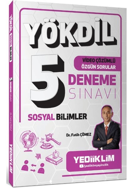Yökdil Sosyal Bilimler Video Çözümlü Özgün Sorular 5 Deneme Sınavı