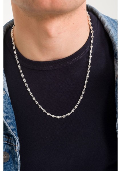 925 Ayar Gümüş Unisex Gemici Kolye 4.6 mm modelleri