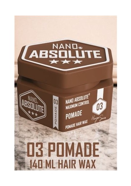 Engithalat Saç Wax Pomade Wax Zor Şekle Giren Saçlar ve Parlak Absolute Professional