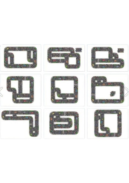 Renkli Ahşap Oyuncak Araç Parkuru, Eğlenceli Yol ve Otoban Puzzle, Eğitimli ve Keyifli fiyatları