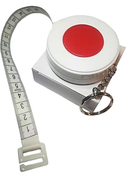 Otomatik Anahtarlık Mezura 1,5 Mt. Vücut Ölçüm Araçları