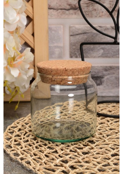 Turuncu Mantar Kapaklı 3'lü Kavanoz Seti, Şık ve Kullanışlı Saklama Çözümü