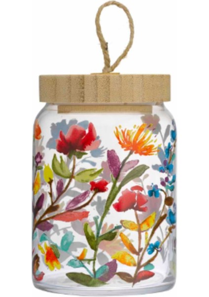 Çok Renkli Kavanoz 860 Cc, Şık ve Kullanışlı Saklama Kabı