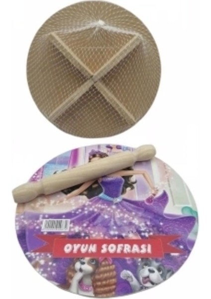 24CM Renkli Ahşap Oyun Sehpası ve Ekmek Tahtası Seti fiyatları