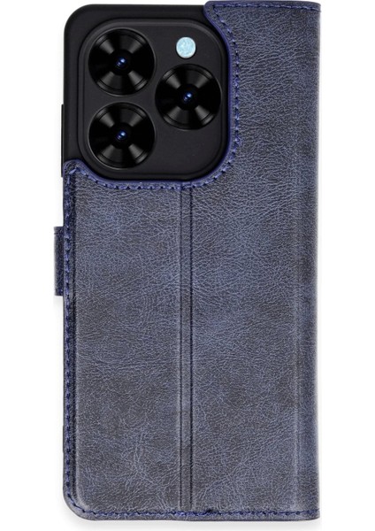 Tecno Spark Go 2024 Kılıf Trend S Plus Kapaklı Kılıf - Lacivert