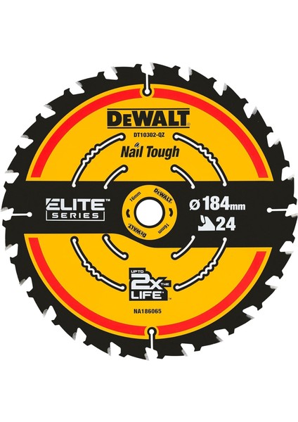 DT10302 Elmas Testere, Sarı / Siyah, 1 Adet