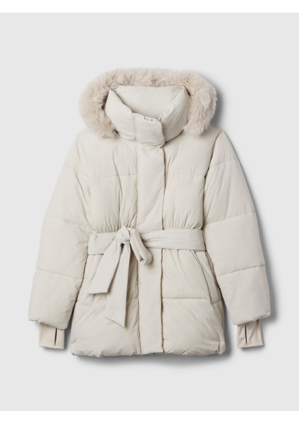 Kadın Kırık Beyaz PrimaLoft® P.U.R.E.™ Big Puff Şişme Mont fiyatları