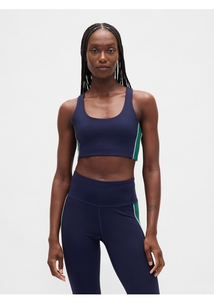 Kadın Lacivert Gapfit Power Medium Impact Spor Sütyeni