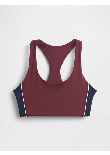 Kadın Bordo Gapfit Power Medium Impact Spor Sütyeni