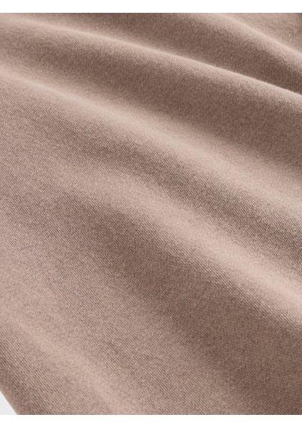 Kadın Koyu Bej Vintagesoft Baggy Wide-Leg Pantolon modelleri