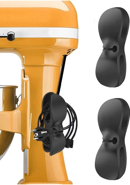 Kablo Düzenleyici Çok Amaçlı Organizer Airfryer Kablo Sarma Aparatı Yapışkanlı Kablo Sabitleyici (2 Adet)