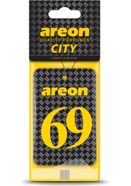 Areon City 69 Vanilla Black Oto Araç Kokusu