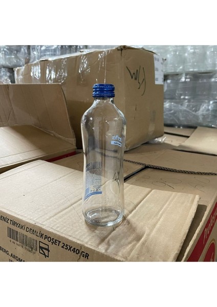 Turuncu 330 ml Boş Cam Su Şişesi, Kapaklı, 63 Adet, Kullanılmış, Uygun Fiyatlı fiyatları