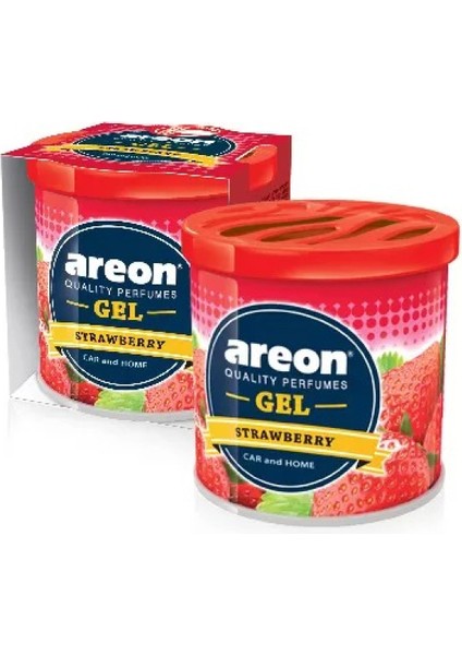 Areon Gel Can Strawberry Bardaklik Oto Araç Kokusu