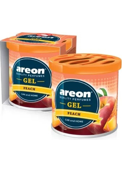 Areon Gel Can Peach Bardaklik Oto Araç Kokusu