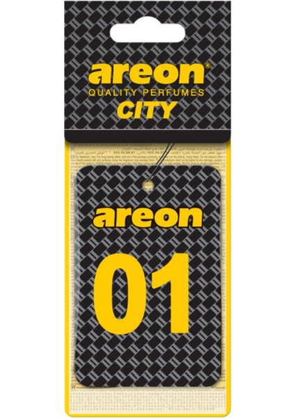 Areon City 01 Vanilla Black Oto Araç Kokusu