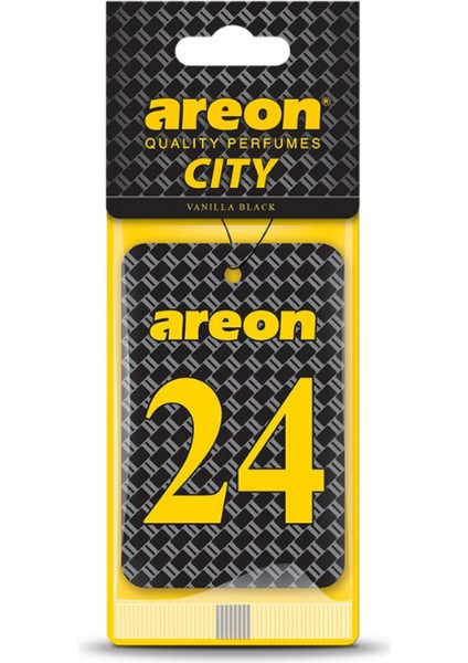 Areon City 24 Vanilla Black Oto Araç Kokusu
