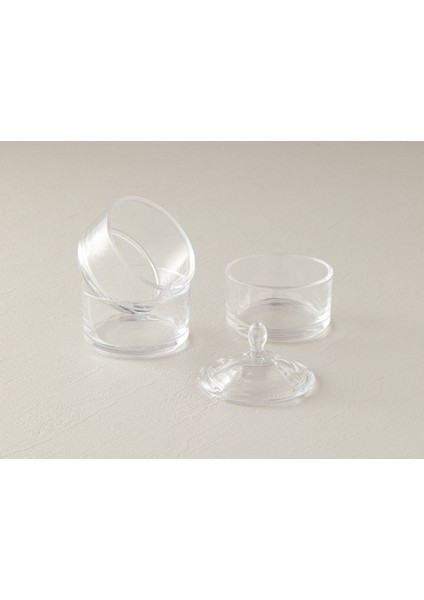 Şeffaf 3'lü Saklama Kabı, Turuncu, Dayanıklı ve Şık Tasarım fiyatları