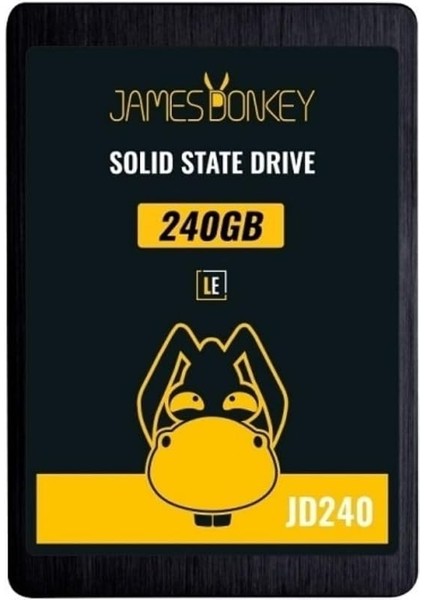 Donkey JD240 Le 240GB 2.5" 3D Nand 510MB/500MB/SN SSD Disk - 3 Yıl Birebir Değişim Garantisi