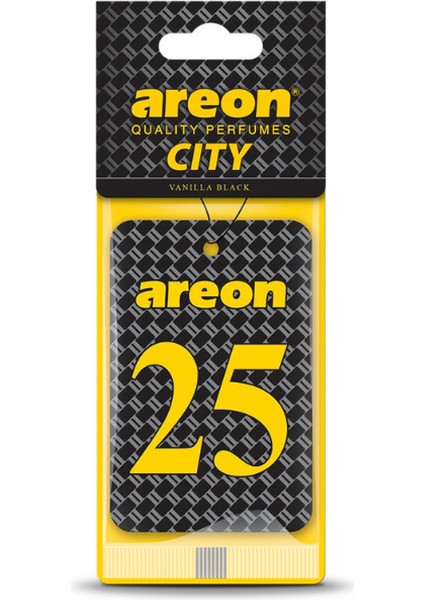 Areon City 25 Vanilla Black Oto Araç Kokusu
