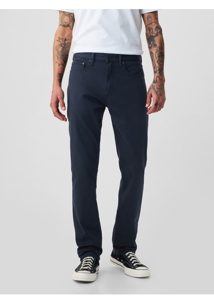 Erkek Koyu Mavi GapFlex Slim Fit City Max Jean Pantolon