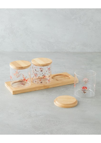 Şeffaf Cam Baharatlık 4 Parça, 350 Ml, Şık ve Kullanışlı Mutfak Düzeni Seti fiyatları