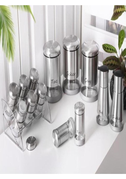 13 Parça Baharat Takımı, Aromalı ve Renkli Baharat Seti