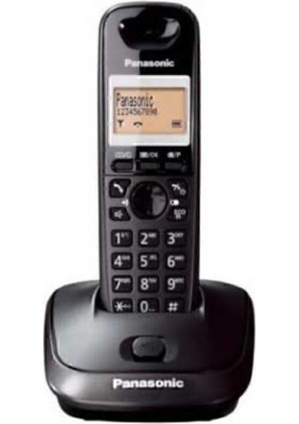Şık Siyah Dect Telefon Kx-Tg 2511 ile Iletişimde Kalın