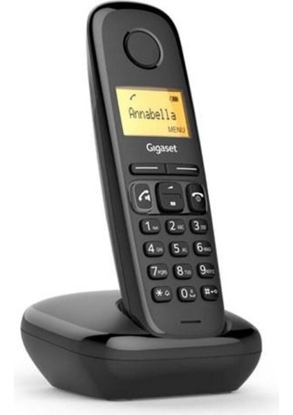 Siyah Dect Telefon, Net Ses ve Pratik Kullanım ile Evinizin Vazgeçilmezi