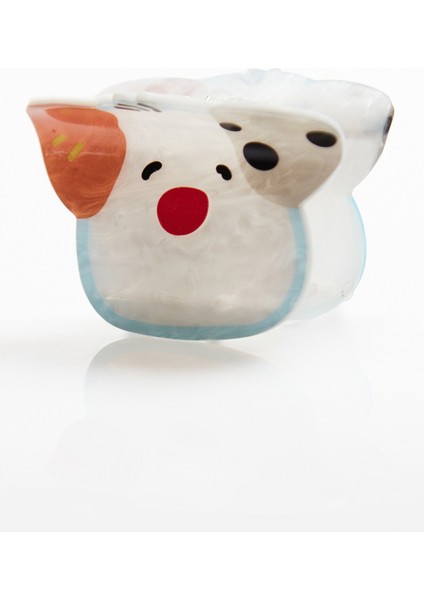 Köpek Figürlü Kemik Mandal Toka