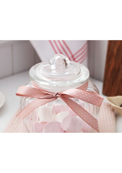 Yuvarlak 1000ML Kavanoz Beyaz Güzel ve Şık Saklama Kabı fiyatları