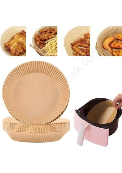 Pişirme Kağıdı, Fritöz Yağlı Kağıdı, Yanmaz Pişirme Kağıdı, Hava Fritözü Pişirme Kağıdı, Airfryer Kağıdı, Fritöz Pişirme Kağıdı, Yağsız Pişirme Kağıdı, Yuvarlak Airfreyer Kağıdı (50ADET) modelleri