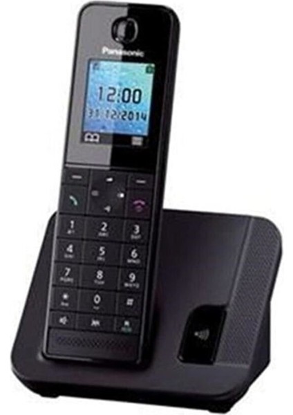 Şık ve Kullanışlı Dect Telefon, KX-TGH210, Siyah Renk, Yüksek Ses Kalitesi